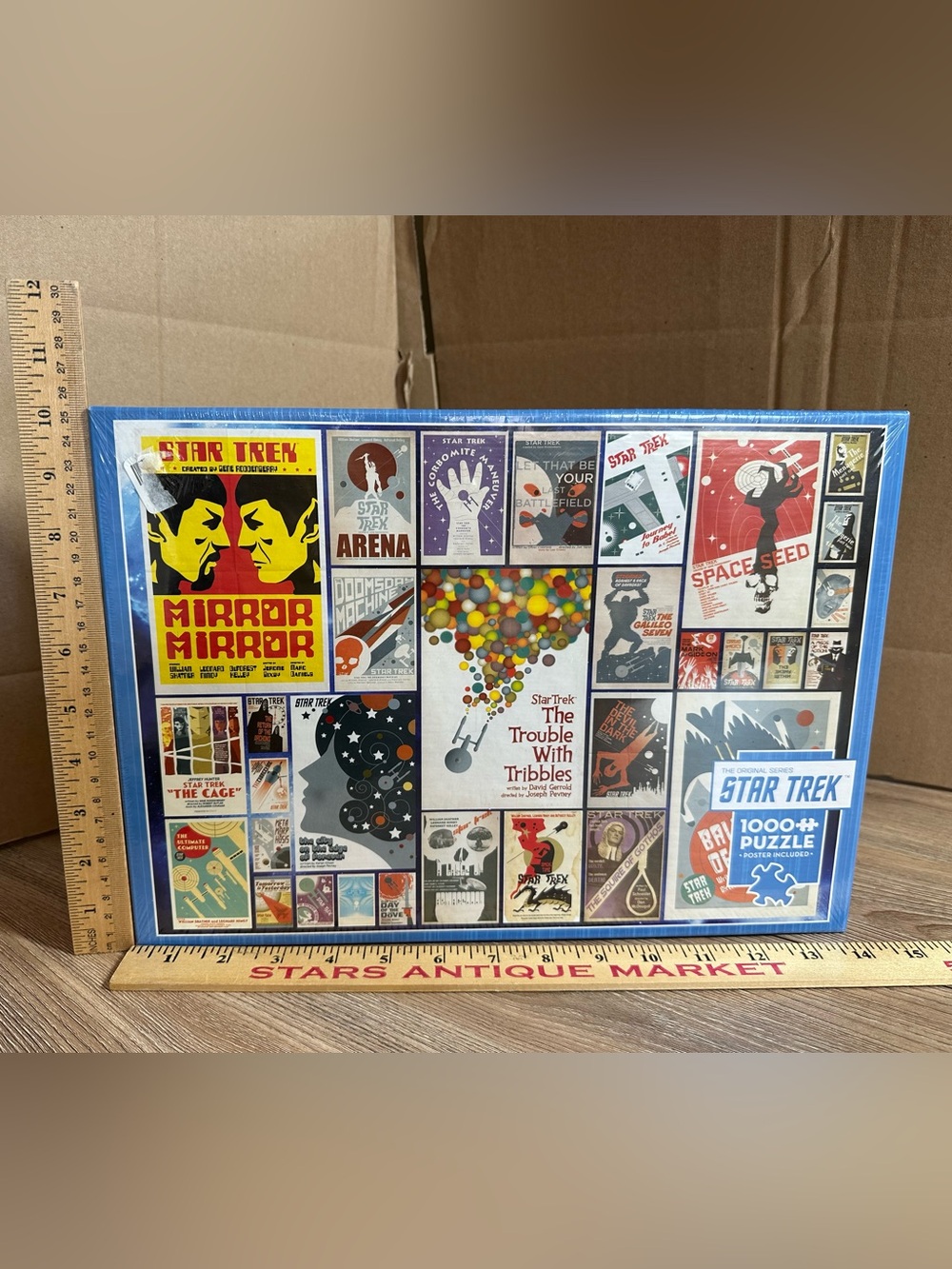Classic Episodes Of Star Trek - 1000 Piece Puzzle Cobble Hill - w/Poster NIB